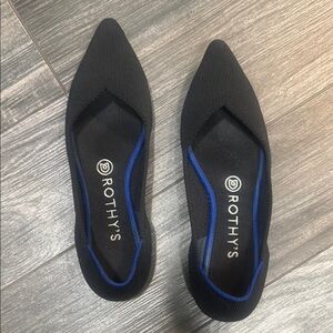Rothy's Women's Flats in Black and Blue